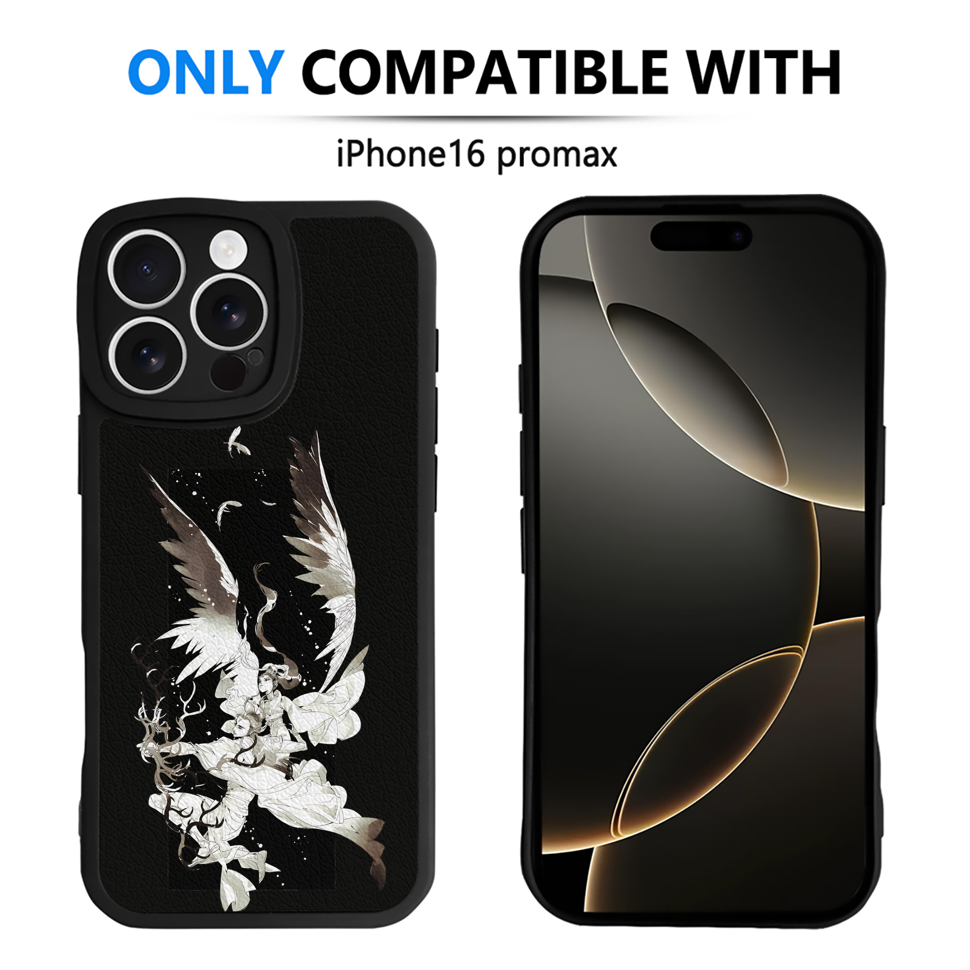 （画像用） Ne Zha 2 ナタ 魔童の大暴れ 【iPhone 16シリーズ対応】シリコンスマホケース（レザー調） 材質：シリコン